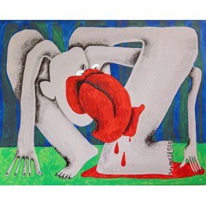 "Світанок", 80х100 см, Полотно, акрил, 2025